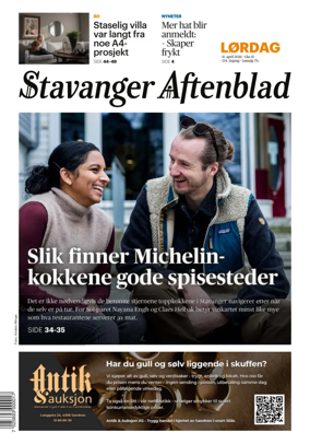 Cover of Stavanger Aftenblad