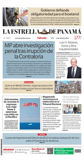 Cover of La Estrella de Panama