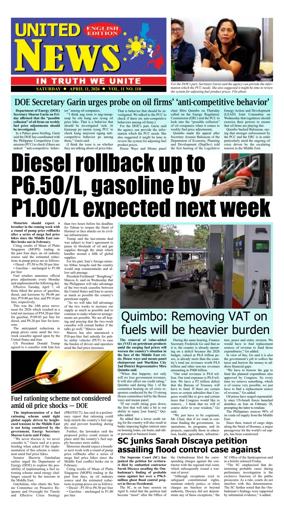 Cover of United News - English Edition