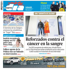 Cover of El Nuevo Dia