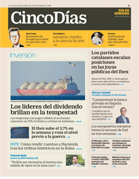 Cover of Cinco Dias