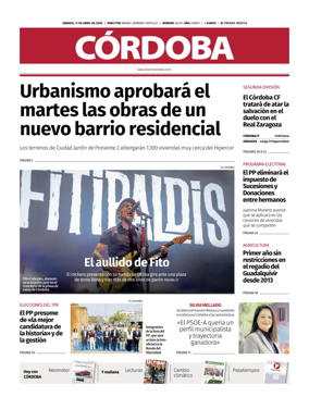 Cover of Diario Cordoba