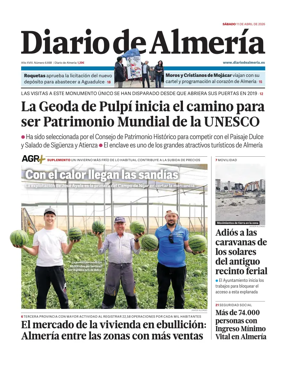 Cover of Diario de Almeria