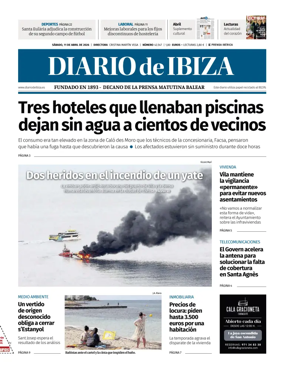 Cover of Diario de Ibiza