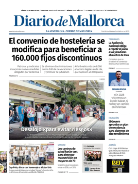 Cover of Diario de Mallorca