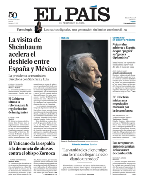 Cover of EL PAIS Euskadi