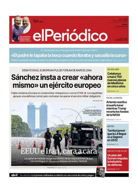 Cover of El Periodico - Castellano