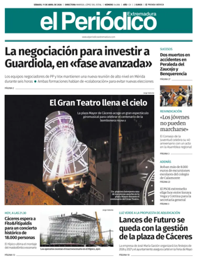 Cover of El Periodico Extremadura