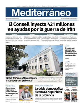 Cover of El Periodico Mediterraneo