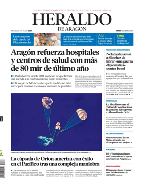 Cover of Heraldo de Aragon