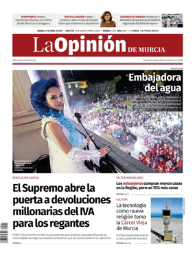 Cover of La Opinion de Murcia