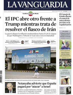 Cover of La Vanguardia (1st Edition)