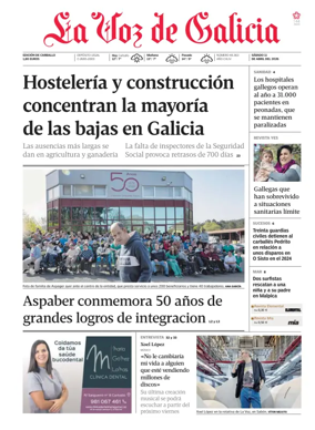 Cover of La Voz de Galicia (Carballo)
