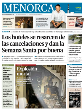 Cover of Menorca Diario Insular