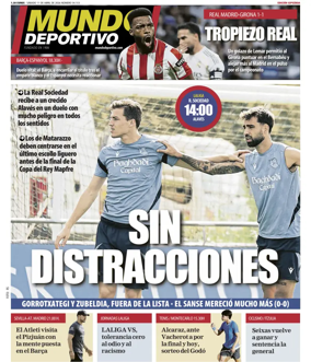 Cover of Mundo Deportivo (Gipuzkoa)
