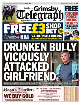 Cover of Grimsby Telegraph