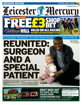 Cover of Leicester Mercury