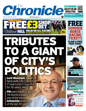 Cover of The Chronicle (South Tyneside and Durham)