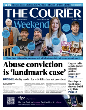 Cover of The Courier & Advertiser (Angus and Dundee)