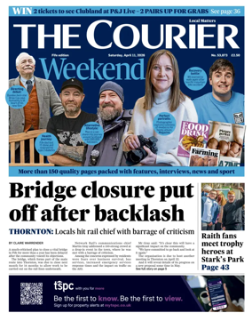 Cover of The Courier & Advertiser (Fife Edition)