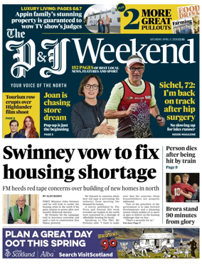 Cover of The Press and Journal (Inverness Highlands and Islands)