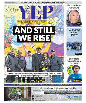 Cover of Yorkshire Evening Post
