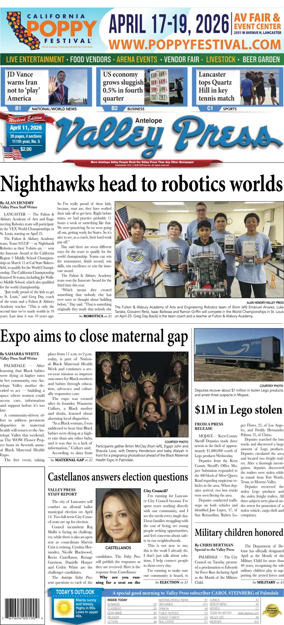 Cover of Antelope Valley Press