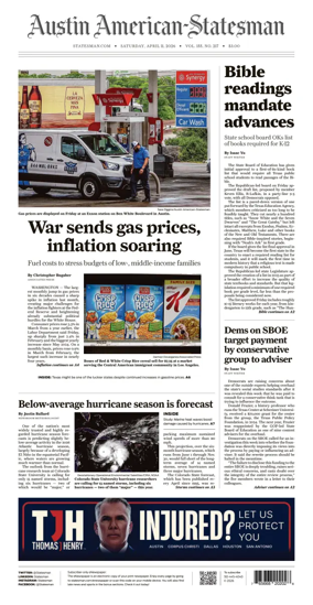 Cover of Austin American-Statesman