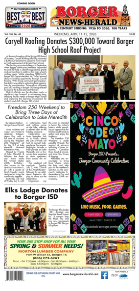 Cover of Borger News-Herald