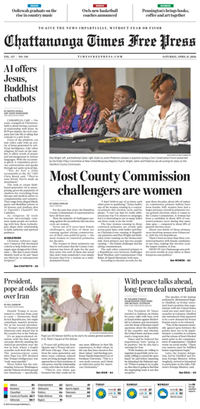 Cover of Chattanooga Times Free Press