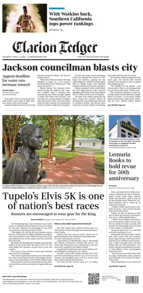 Cover of Clarion Ledger