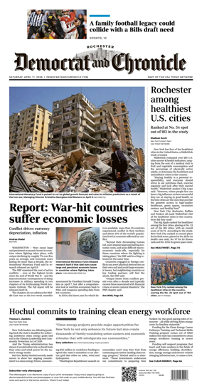 Cover of Democrat and Chronicle