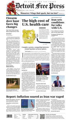 Cover of Detroit Free Press