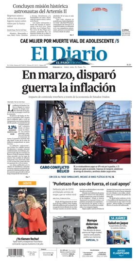 Cover of El Diario de El Paso