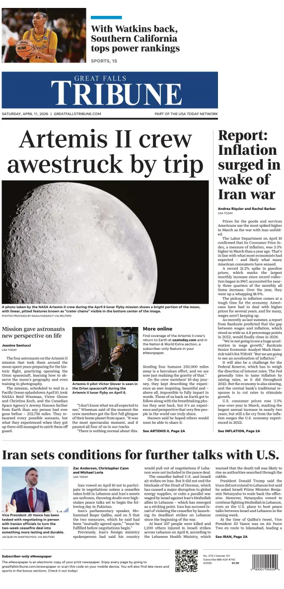 Cover of Great Falls Tribune