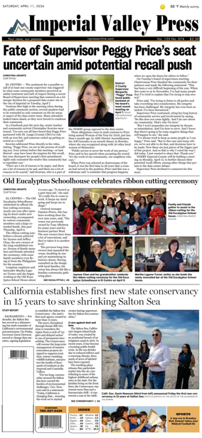 Cover of Imperial Valley Press