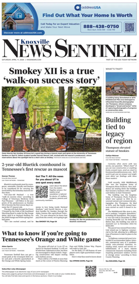 Cover of Knoxville News Sentinel