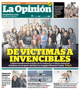 Cover of La Opinion