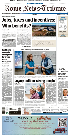 Cover of Rome News-Tribune
