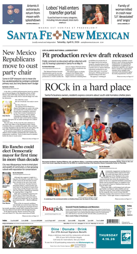 Cover of Santa Fe New Mexican