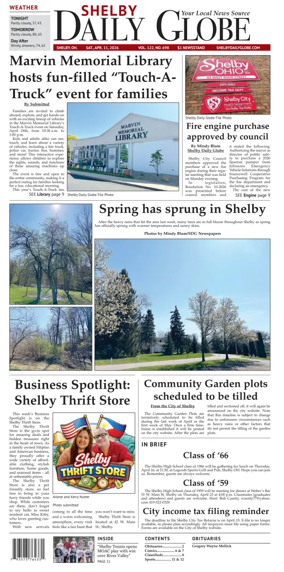 Cover of Shelby Daily Globe