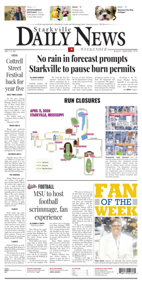 Cover of Starkville Daily News