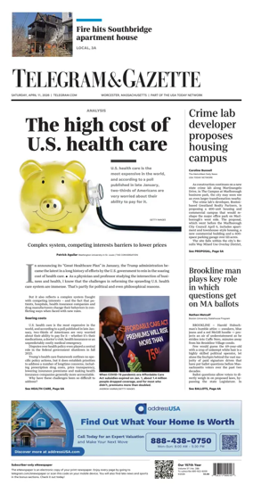 Cover of Telegram & Gazette