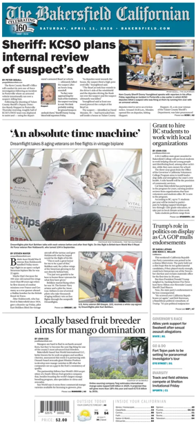 Cover of The Bakersfield Californian