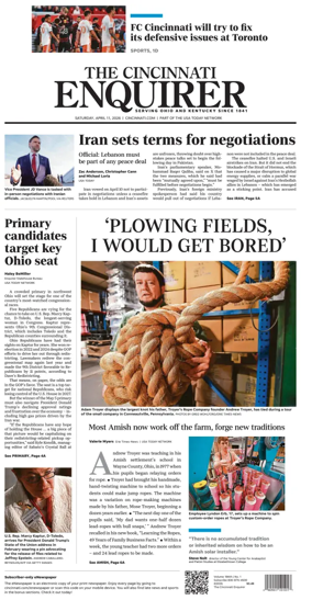 Cover of The Cincinnati Enquirer