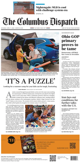 Cover of The Columbus Dispatch