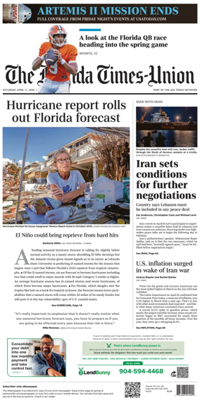 Cover of The Florida Times-Union