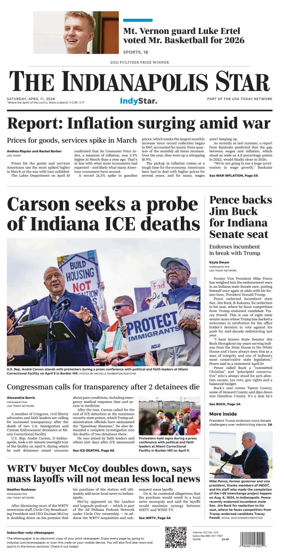 Cover of The Indianapolis Star