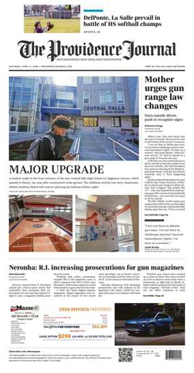 Cover of The Providence Journal