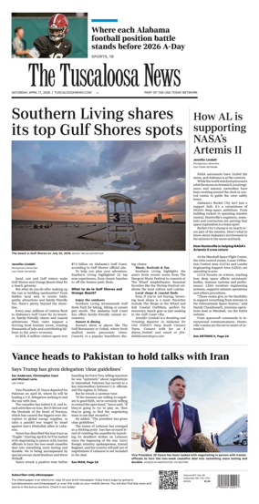 Cover of The Tuscaloosa News